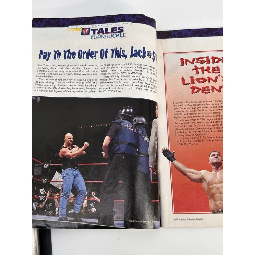 Vintage WWF Magazine July 1998 Chyna Billy Gunn Triple H Road Dogg X-Pac DX